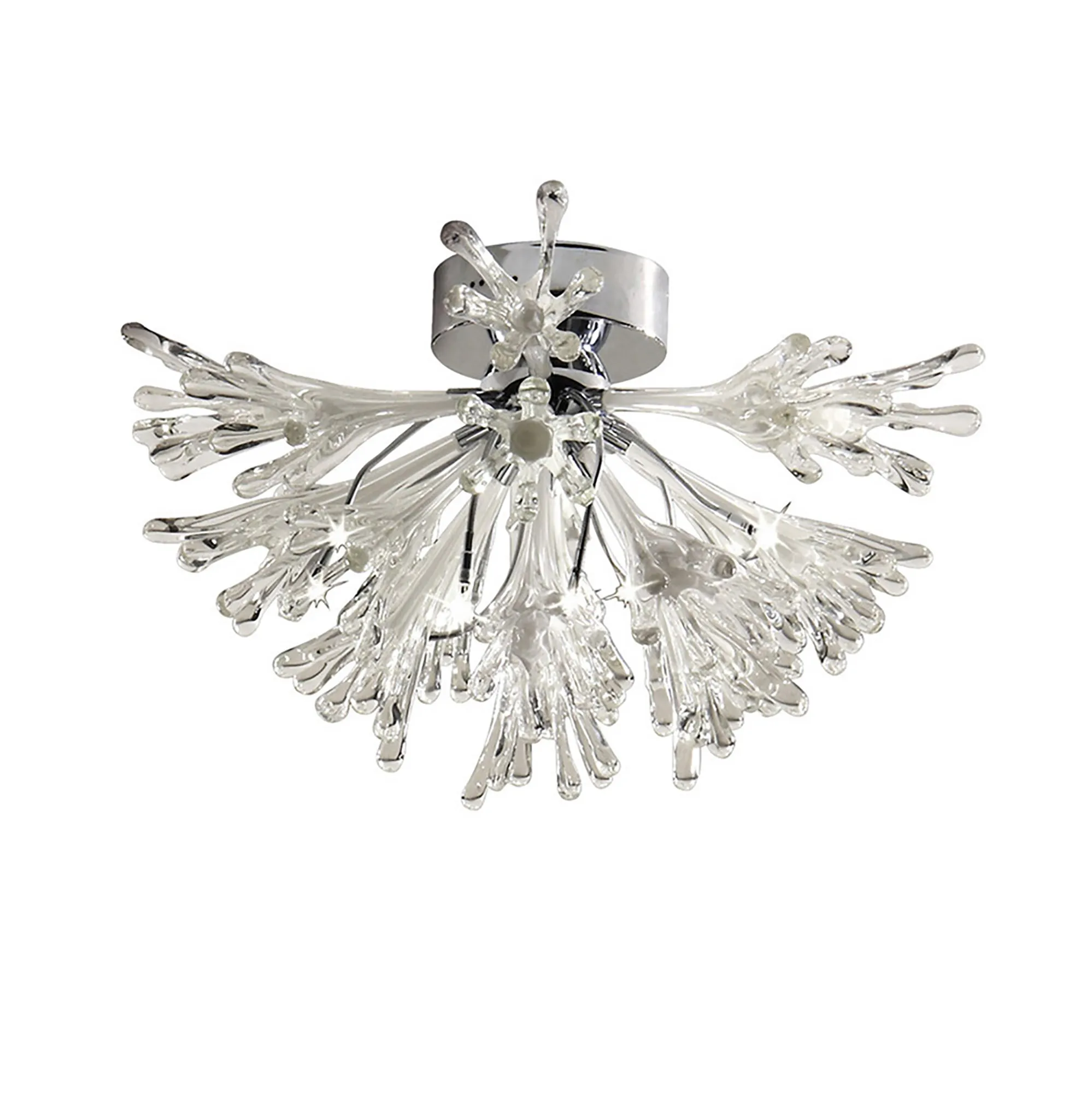 IL50433  Love Glass Ceiling 9 Light